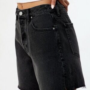 PACSUN Women's Black Denim Shorts